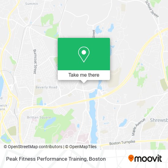 Mapa de Peak Fitness Performance Training