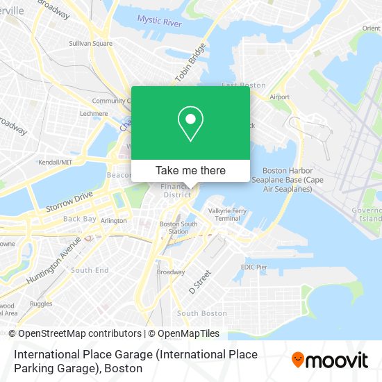 International Place Garage map