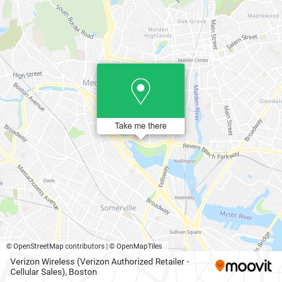 Verizon Wireless (Verizon Authorized Retailer - Cellular Sales) map