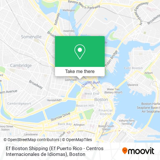 Ef Boston Shipping (Ef Puerto Rico - Centros Internacionales de Idiomas) map