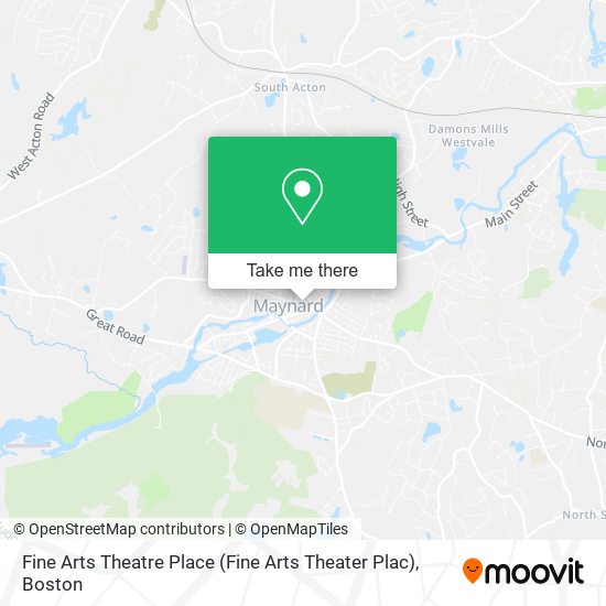 Fine Arts Theatre Place (Fine Arts Theater Plac) map