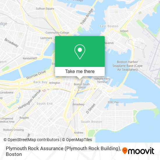 Plymouth Rock Assurance (Plymouth Rock Building) map