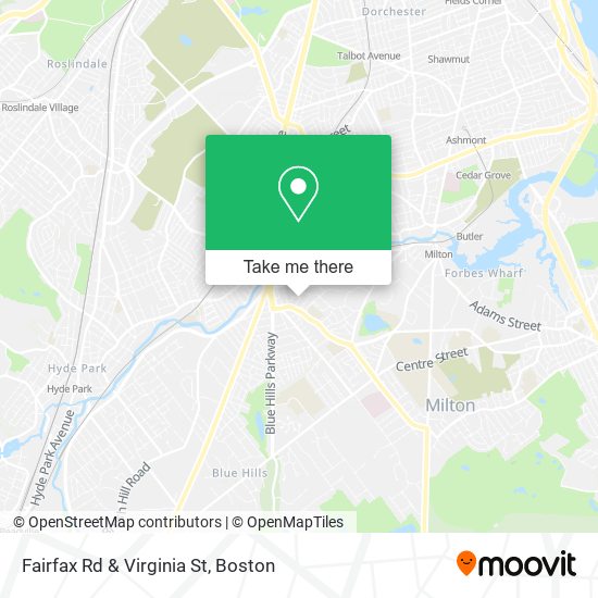 Mapa de Fairfax Rd & Virginia St