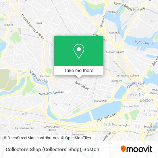 Mapa de Collector's Shop (Collectors' Shop)