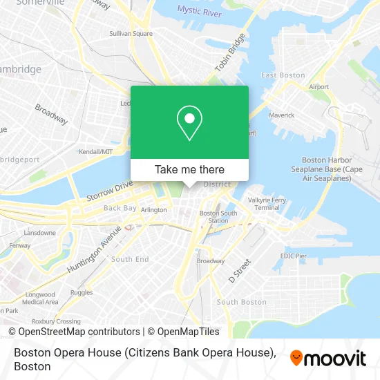 Boston Opera House (Citizens Bank Opera House) map