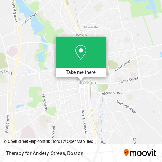 Therapy for Anxiety, Stress map