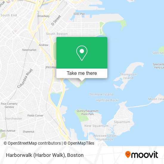 Harborwalk (Harbor Walk) map