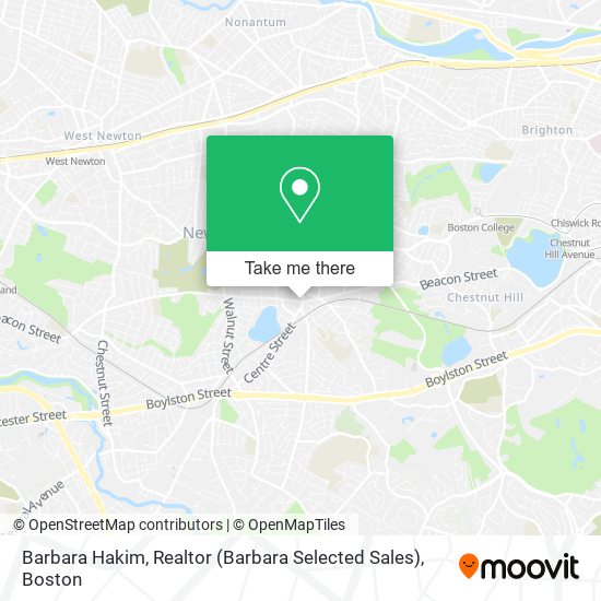 Barbara Hakim, Realtor (Barbara Selected Sales) map