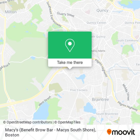 Macy's (Benefit Brow Bar - Macys South Shore) map