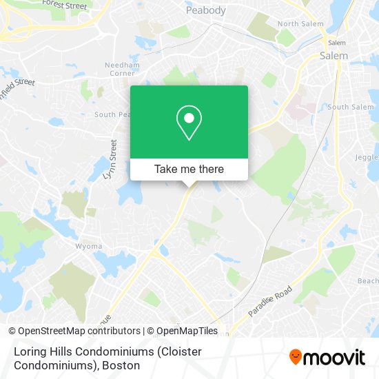 Loring Hills Condominiums (Cloister Condominiums) map