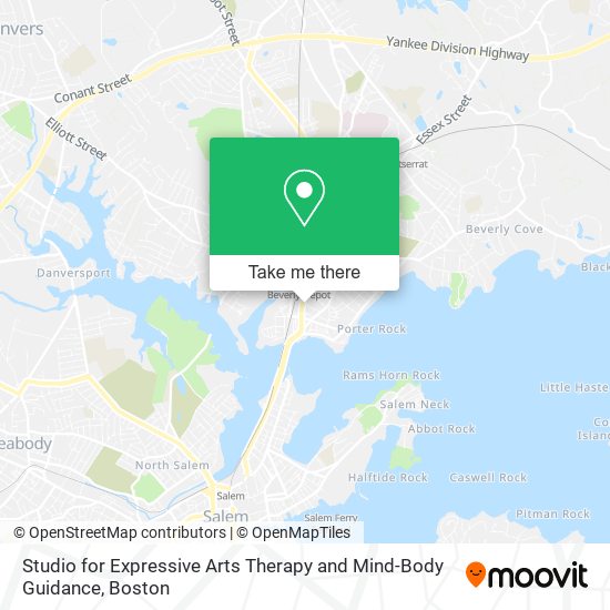 Studio for Expressive Arts Therapy and Mind-Body Guidance map