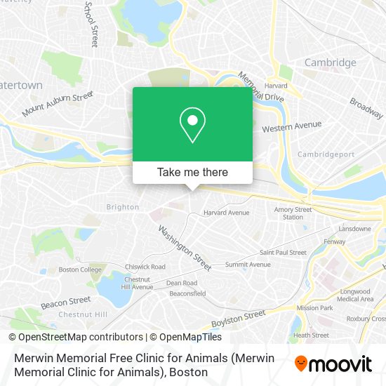 Mapa de Merwin Memorial Free Clinic for Animals
