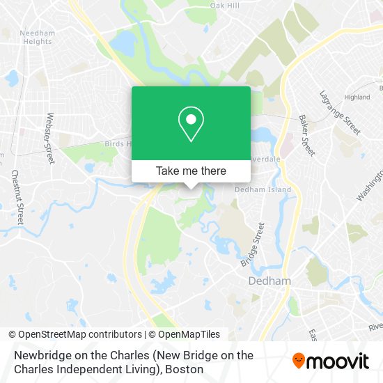 Mapa de Newbridge on the Charles (New Bridge on the Charles Independent Living)
