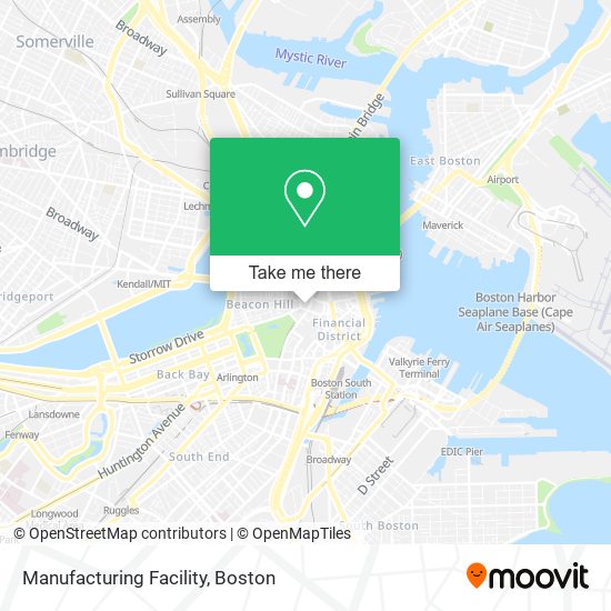 Manufacturing Facility map