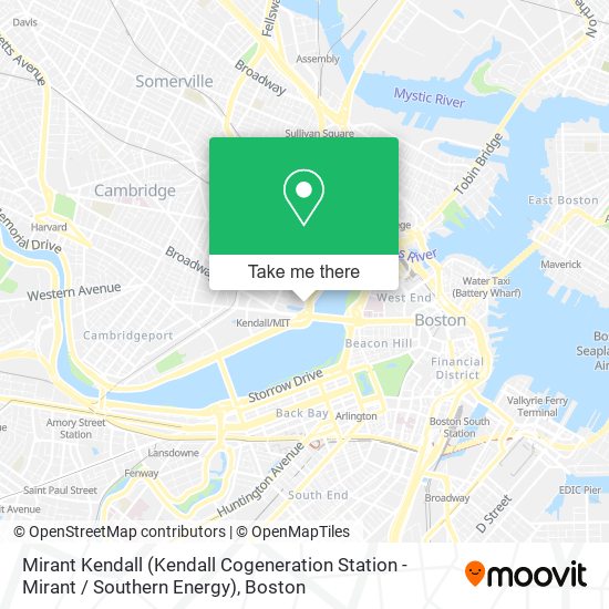 Mapa de Mirant Kendall (Kendall Cogeneration Station - Mirant / Southern Energy)