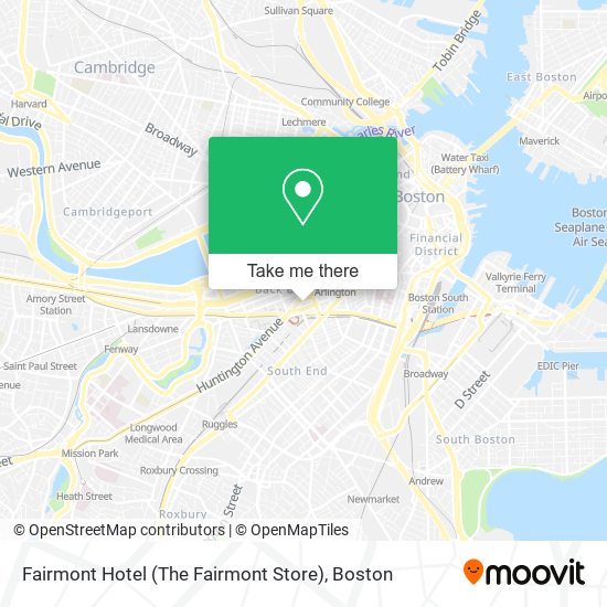 Fairmont Hotel (The Fairmont Store) map