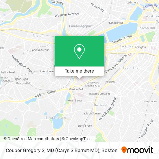 Couper Gregory S, MD (Caryn S Barnet MD) map