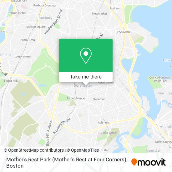 Mother's Rest Park (Mother's Rest at Four Corners) map