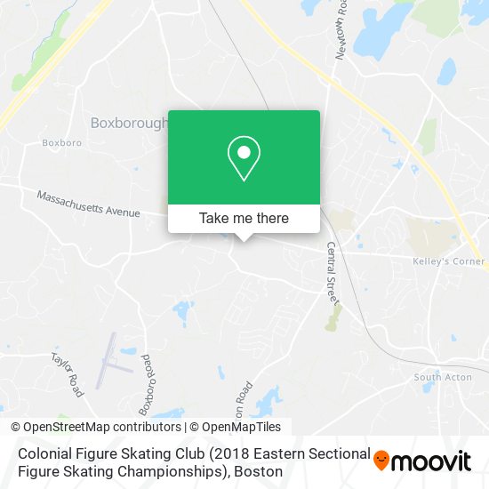 Colonial Figure Skating Club (2018 Eastern Sectional Figure Skating Championships) map