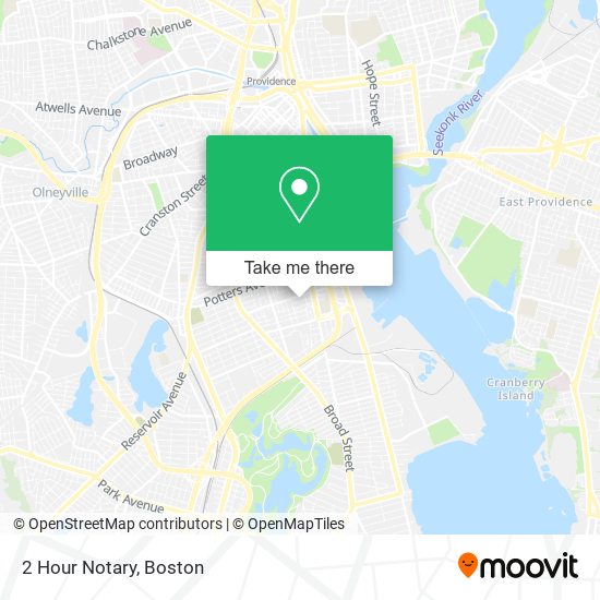 2 Hour Notary map