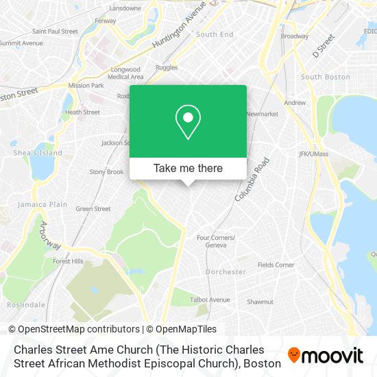 Mapa de Charles Street Ame Church (The Historic Charles Street African Methodist Episcopal Church)