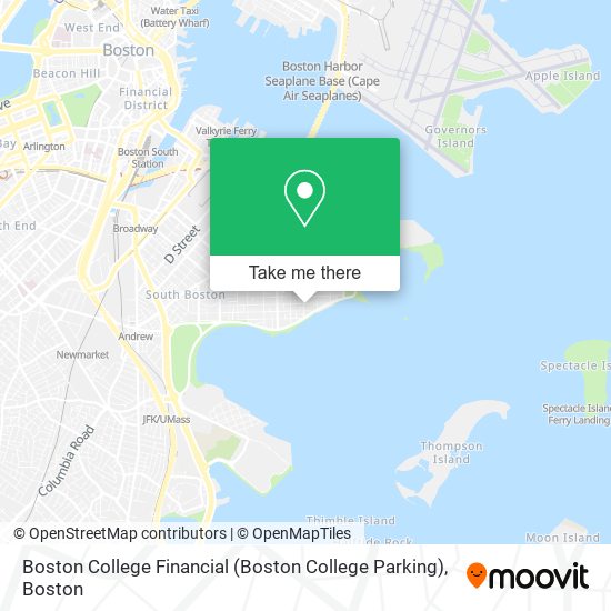 Boston College Financial (Boston College Parking) map