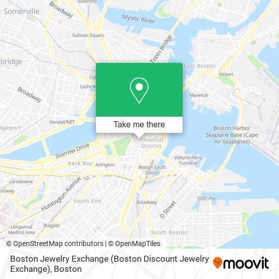 Boston Jewelry Exchange map