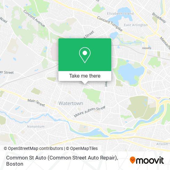 Mapa de Common St Auto (Common Street Auto Repair)