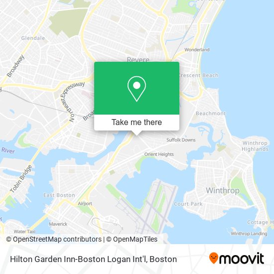 Hilton Garden Inn-Boston Logan Int'l map