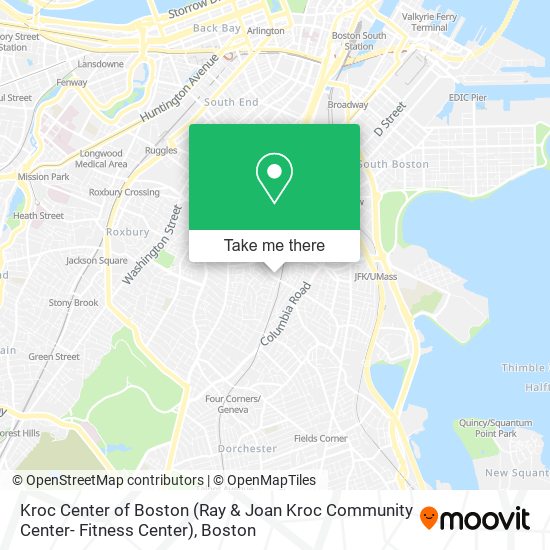 Mapa de Kroc Center of Boston (Ray & Joan Kroc Community Center- Fitness Center)