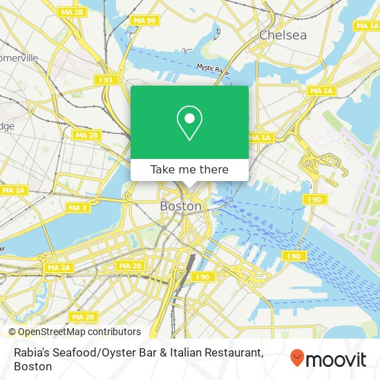Mapa de Rabia's Seafood / Oyster Bar & Italian Restaurant