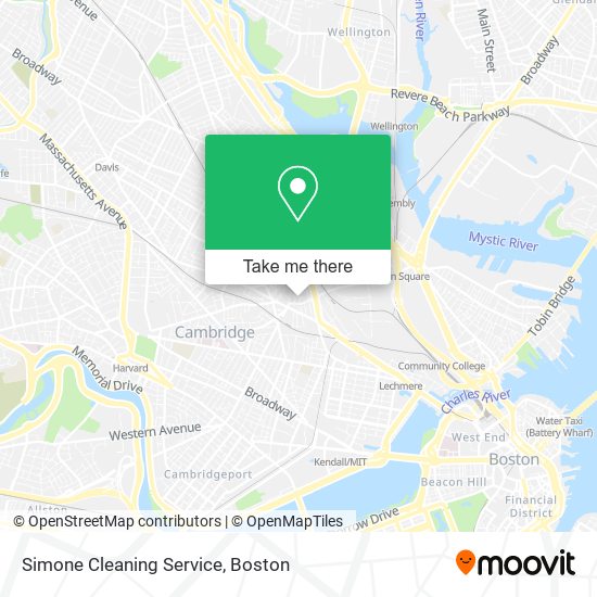 Simone Cleaning Service map