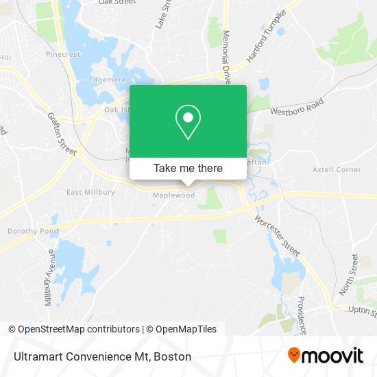 Ultramart Convenience Mt map