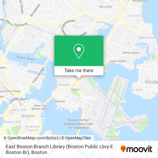 Mapa de East Boston Branch Library (Boston Public Lbry-E Boston Br)