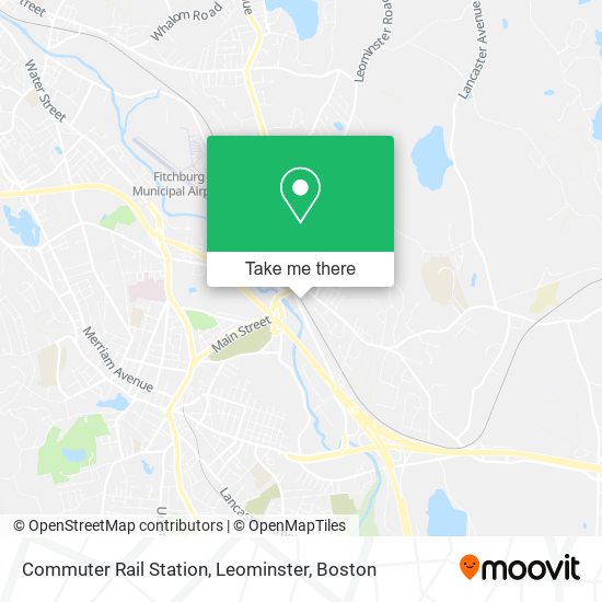 Commuter Rail Station, Leominster map