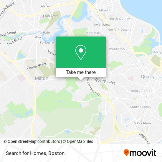 Search for Homes map