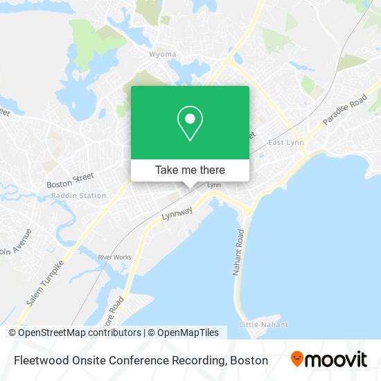 Mapa de Fleetwood Onsite Conference Recording