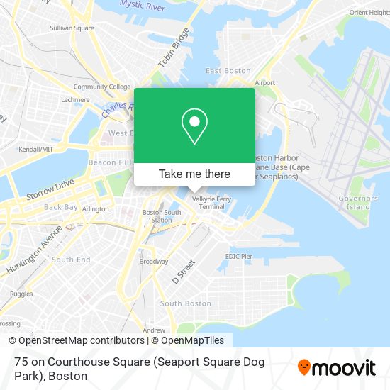 75 on Courthouse Square (Seaport Square Dog Park) map
