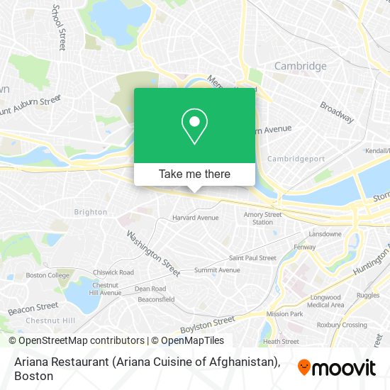 Mapa de Ariana Restaurant (Ariana Cuisine of Afghanistan)