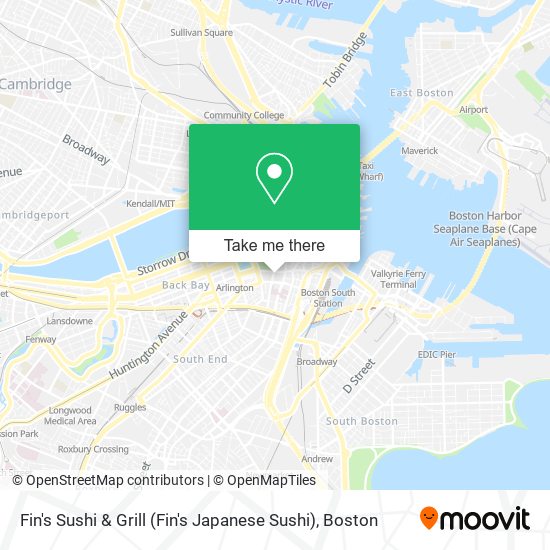 Mapa de Fin's Sushi & Grill