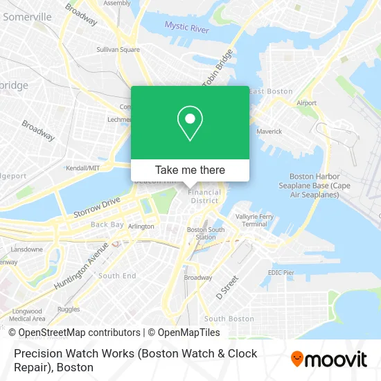 Precision Watch Works (Boston Watch & Clock Repair) map