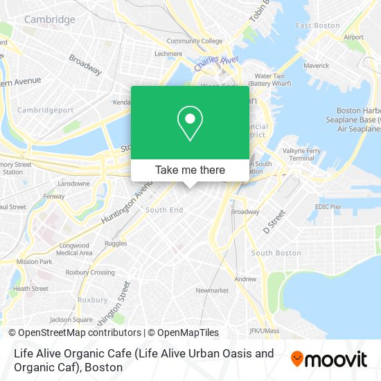 Life Alive Organic Cafe (Life Alive Urban Oasis and Organic Caf) map