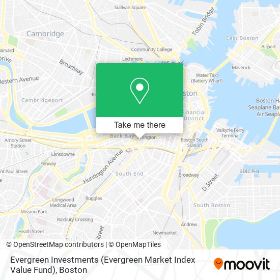 Mapa de Evergreen Investments (Evergreen Market Index Value Fund)