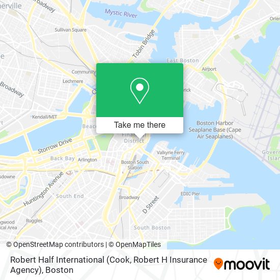 Mapa de Robert Half International (Cook, Robert H Insurance Agency)