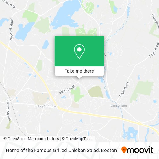 Home of the Famous Grilled Chicken Salad map