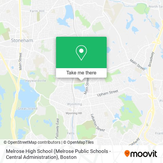 Melrose High School (Melrose Public Schools - Central Administration) map