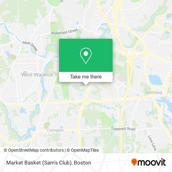 Market Basket (Sam's Club) map