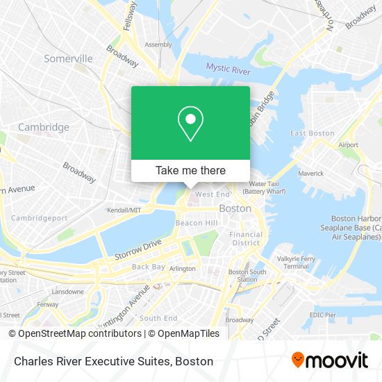 Mapa de Charles River Executive Suites