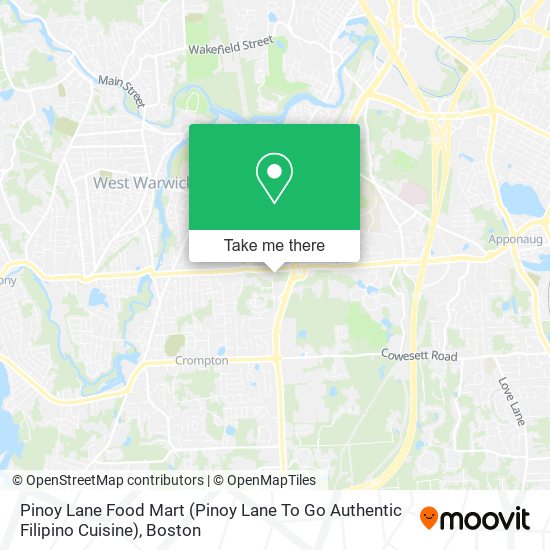 Mapa de Pinoy Lane Food Mart (Pinoy Lane To Go Authentic Filipino Cuisine)