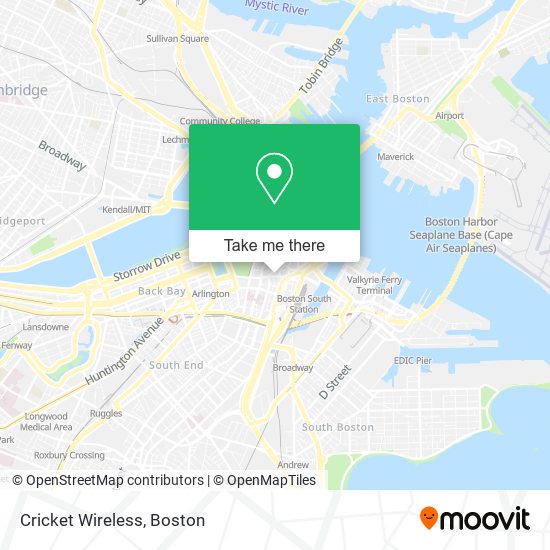 Cricket Wireless map